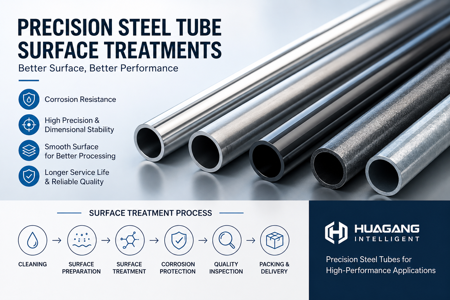 Precision Steel Tube Surface Treatments: Isang Kumpletong Gabay para sa Mga Mamimili ng OEM