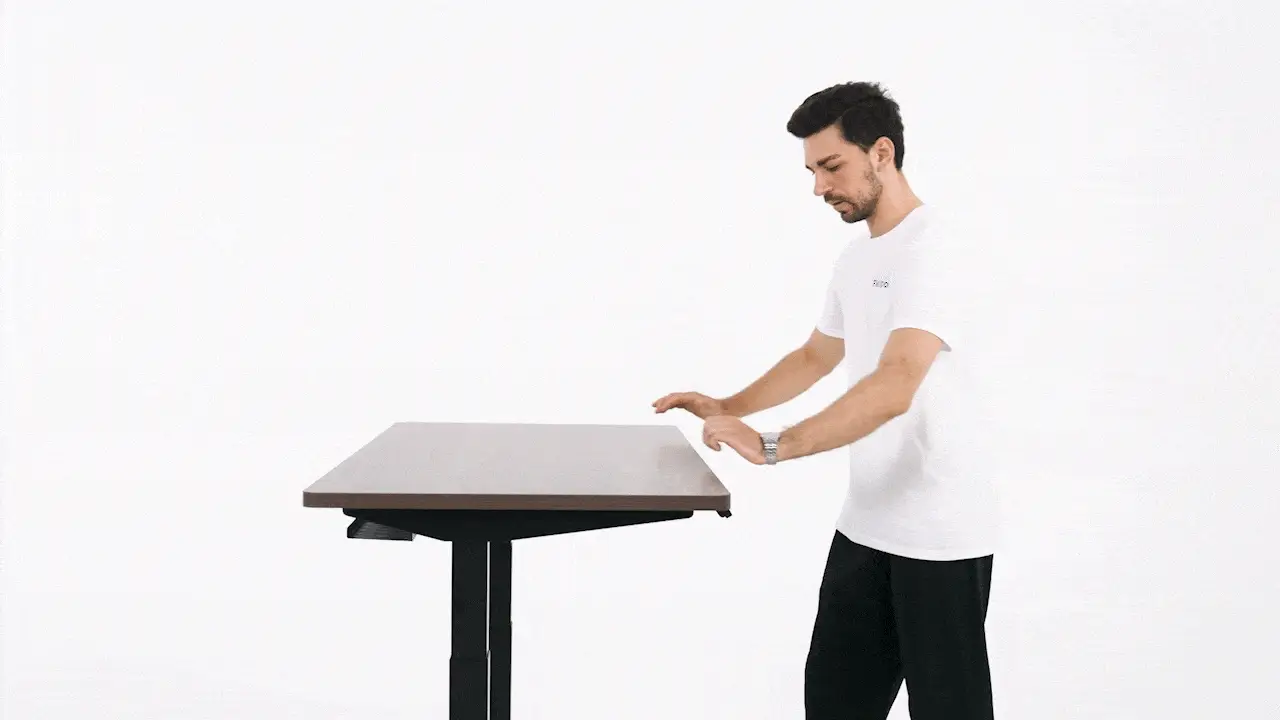 Rectangular Electric Lift Desk Frame
